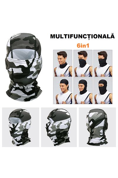 Hipolar Tactical Combat Balaclava with Quick Drying, Multifunctional Balaclava 6in1, Universal, HOPOLAR