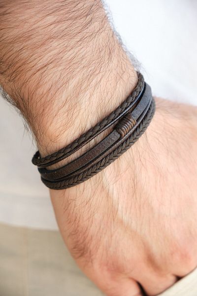Monvago Mv01036 Men's Leather Bracelet