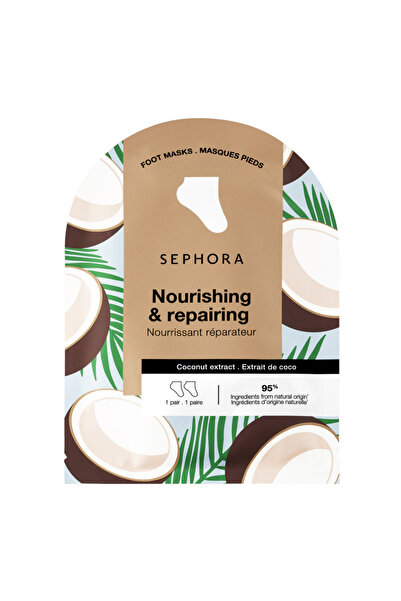 SEPHORA Emdirilmiş Ayak Maskeleri - 20 Dakikada Yoğun Nemlendirme, Yumuşak ve Canlı Ayaklar