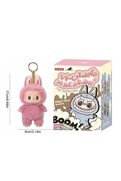 rexa دمية لابوبو المحشوة على شكل وجه من الفينيل