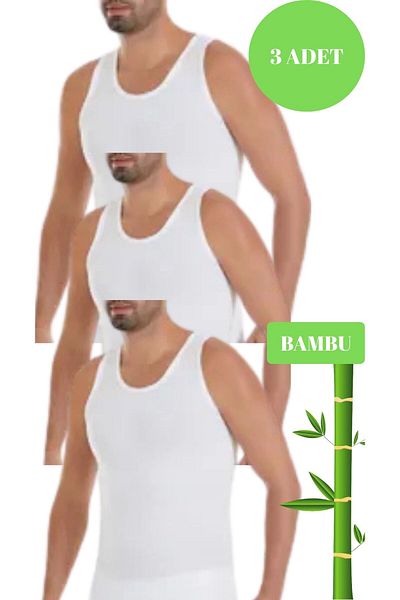 murays Star Men's 3-Pack Organic Bamboo Undershirt