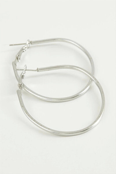 Eco Lounge Oval Hoop Earrings 4.5 cm