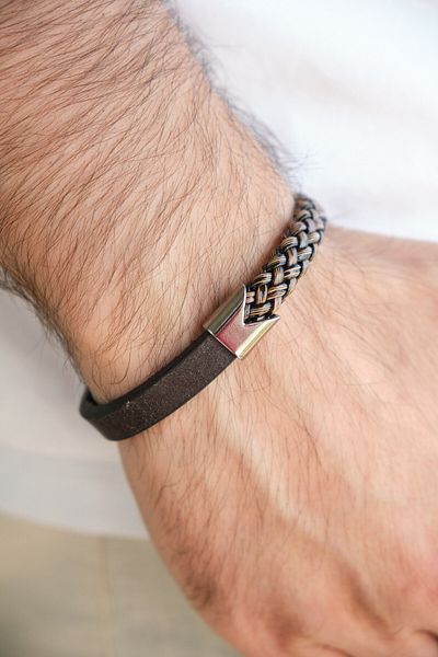 Monvago Mv01024 Men's Leather Bracelet