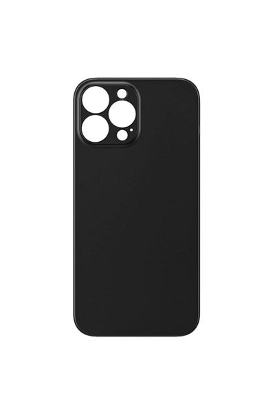Gekko Mobile Husă din silicon pentru iPhone 15 Pro, mată, ultrasubțire, decupaje pentru cameră, 0.3mm, anti-amprentă, neagră