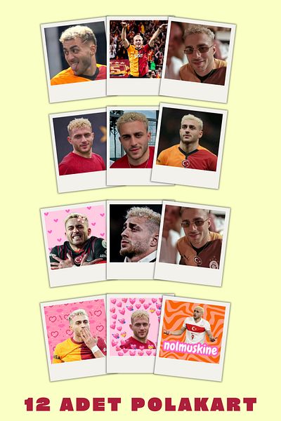 SevindirenŞeyler Barış Alper Yılmaz Pola Card Polaroid 12-Pack - 90x105 mm