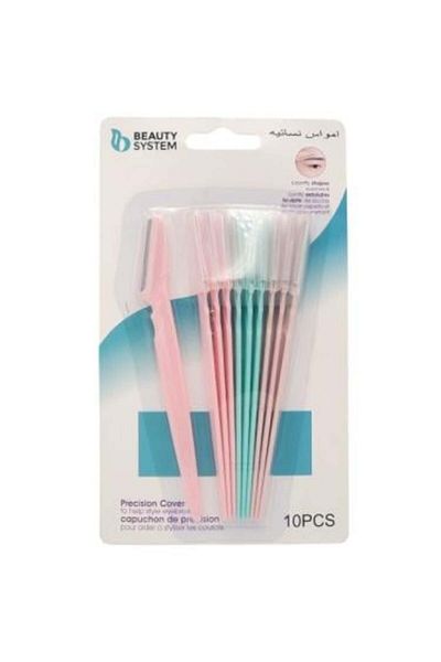 BEAUTY SYSTEM Face Razors by Beauty System, 10 Pieces