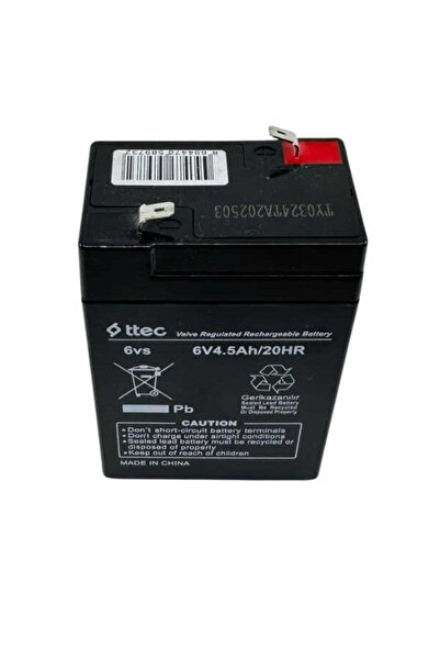 Ttec 6V 4.5Ah Kamp Işıldak Aküsü