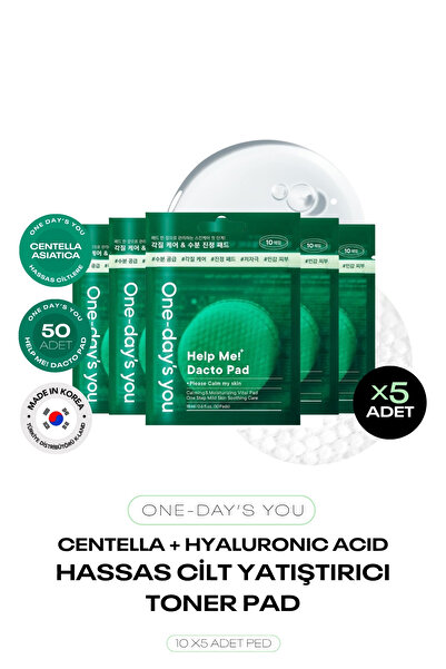 ONE DAYS YOU Centella ve Hyalüronik Asit İçeren Tonik Ped Seti One Day’s You ...