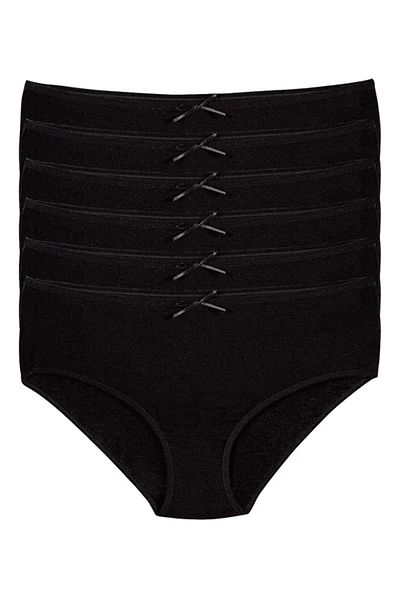 murays Star Women's 6-Pack Organic Bamboo High-Waist Bato Panties