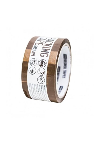 beorol Bandă adezivă/scotch, pentru ambalaje, maro, 50 mm x 50 m,