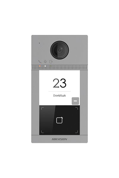 Hikvision KIT videointerfon Smart pentru o familie, Rj45 + Wi-Fi 2.4Ghz, Switch PoE, Card, Tag, –