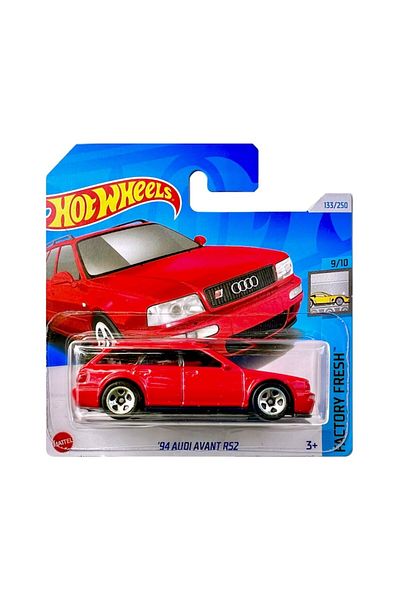 HOT WHEELS Masinuta metalica Hot Wheels, '94 Audi Avant RS2, 1:64, Rosu