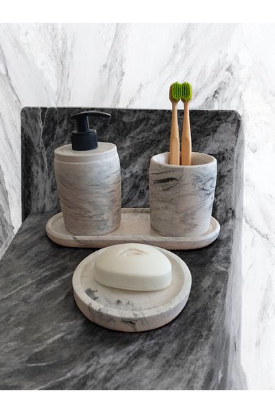 Trust Stone Σετ μπάνιου από σκυρόδεμα Marble Series