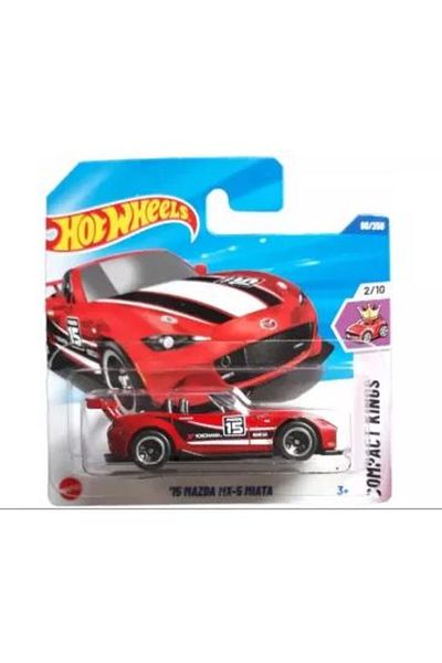 HOT WHEELS Masinuta Hot Wheels, 15 Mazda MX-5 Miata, Colectia 2025, Rosu, 1:64
