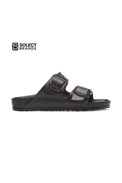 Birkenstock Arizona Eva Big Buckle Women's Black Slippers - Solect Brands