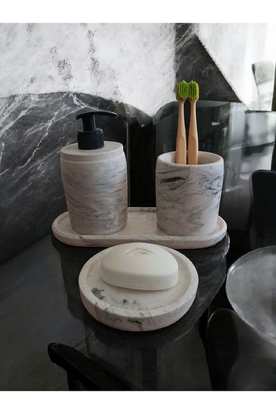 Trust Stone Σετ μπάνιου από σκυρόδεμα Marble Series