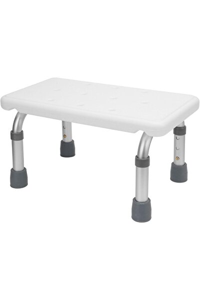 genric Low Shower Seat 8.5 inches, Adjustable Height Bath Chair, Portable Alu...