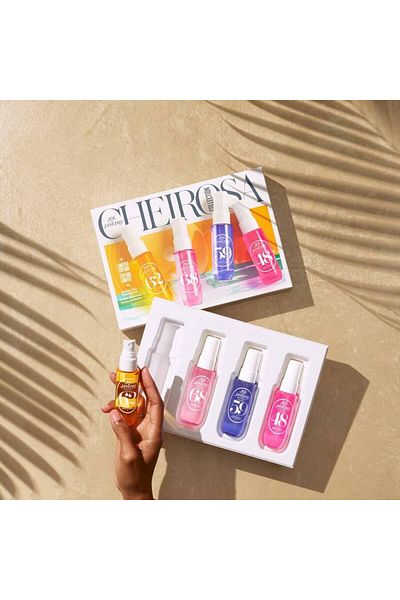 Sol De Janeiro Set Spray Parfumat pentru Par si Corp, Discovery Parfum Mist Cheirosa , Sol de Janeiro, 4 x 30 ml