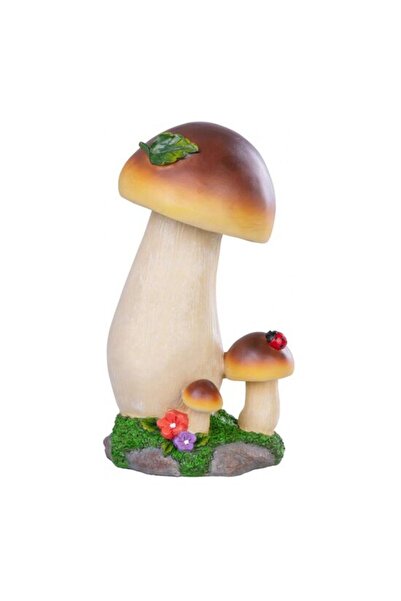 Magic Home Градинска декорация, MagicHome, полирезин, гъби, 13.7x11.6x24.7 см