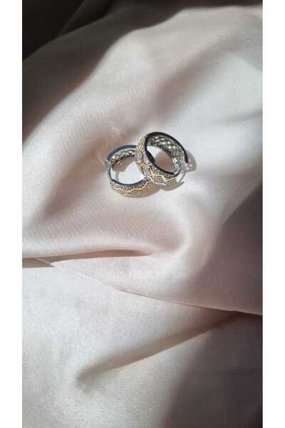 Kaan Accessoire Zigzag Model Steel Earrings