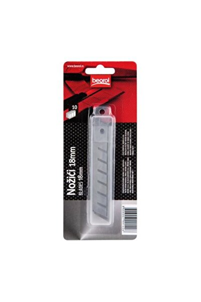 beorol Cutter blades, 18 mm, 10 pcs,