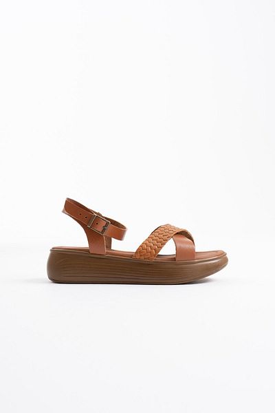 Zerenyus Sandale Orwell Premium din piele naturală maro