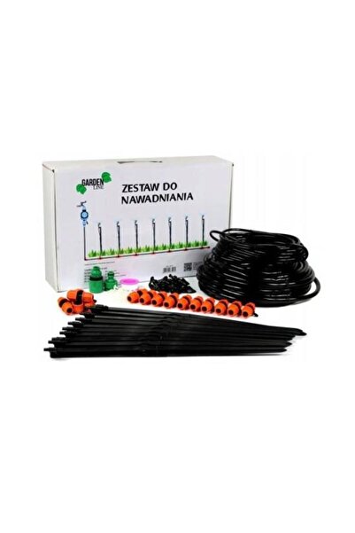 gardenline Σύστημα άρδευσης με περιστροφικό ψεκαστήρα, 62 τεμάχια, 20 m,