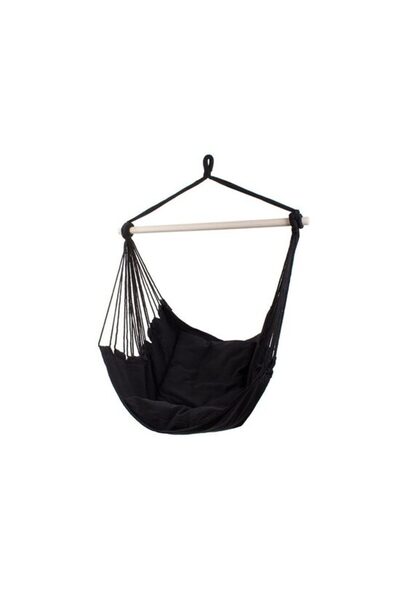 verk group Hamac tip scaun, Verk Group, negru, cu 2 perne, max 120 kg, 100x10...