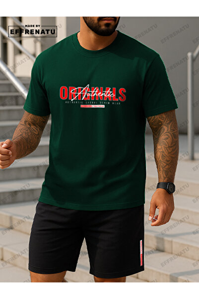 EFFRENATU Hıla Moda Shorts T-Shirt Suit Originals Printed in Wonderful Colors