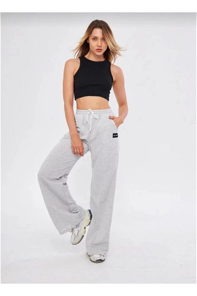 modamtn Two Thread Wide Leg Sweatpants - Gray