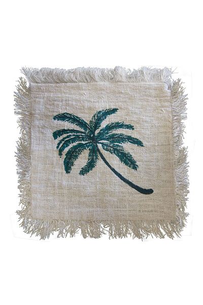 Cotomag Fata de Perna din IN cu Franjuri Palmier 45x45 cm
