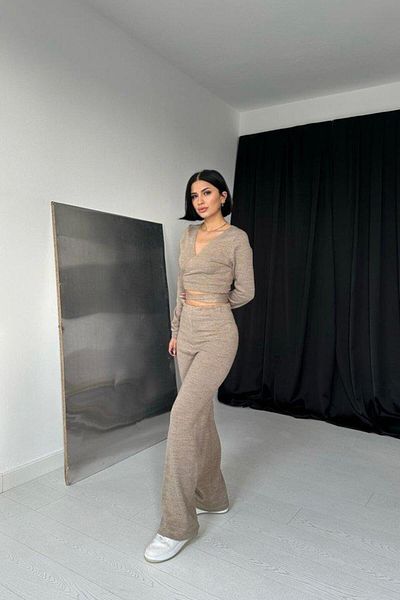 modamtn Beige Knitwear Set