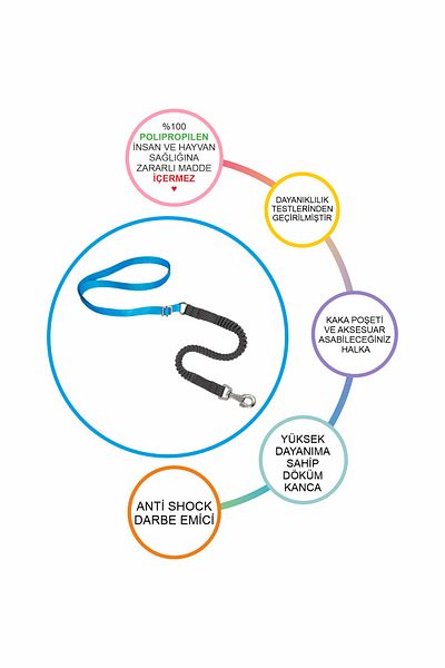 ZOBS Hands Free Travel Strap Hands Free Leash Travel Leash