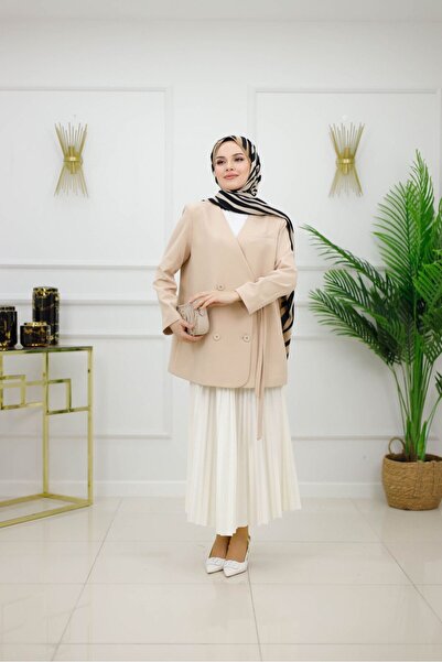 VALENS BOUTİQUE Μπουφάν με κουμπιά και λεπτομέρεια κλεισίματος με ζώνη Marin