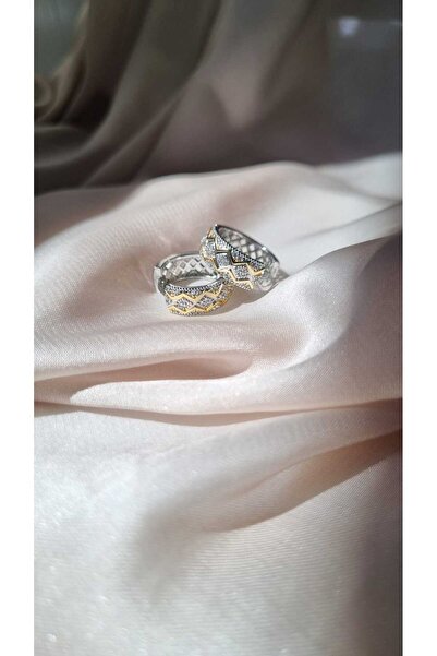 Kaan Accessoire Zigzag Model Steel Earrings