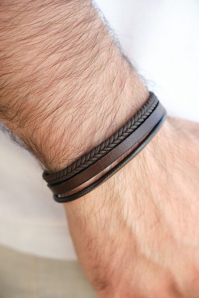 Monvago Mv01038 Men's Leather Bracelet