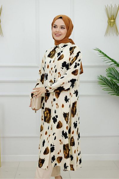 VALENS BOUTİQUE Rochie cămașă hijab pentru femei
