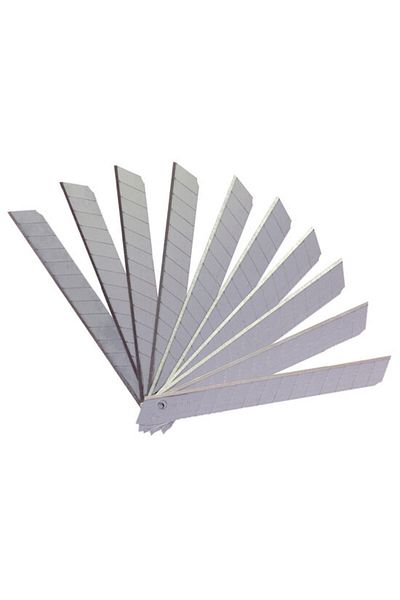 Olfa 18 mm cutter spare blades, fine cutting, set of 10 pieces