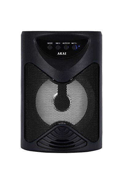 AKAI Portable Active Speaker, ABTS-704, Bluetooth 4.2, FM Radio