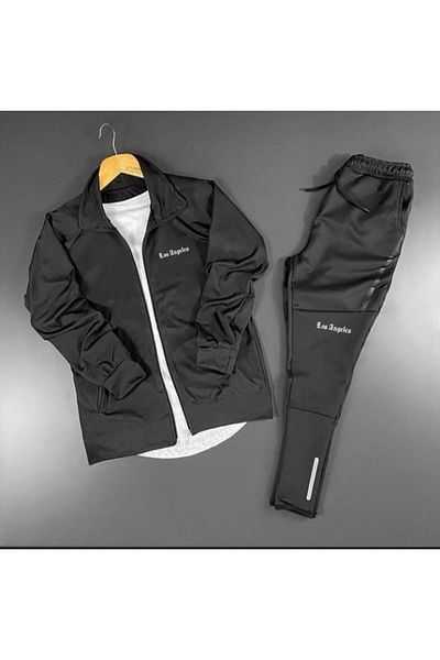 NOFLEN Copy - Men's Printed Zipper Pocket Scuba Tracksuit Set