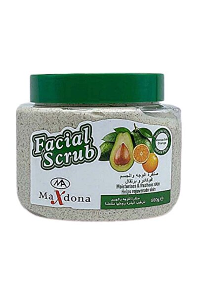 MAXDONA مقشر الوجه بالأفوكادو والبرتقال 500 جرام