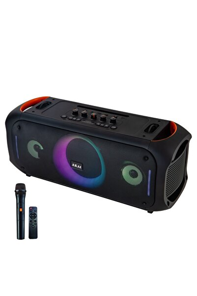 AKAI Portable Speaker ABTS-150, 80W, Bluetooth, USB, FM Radio, Black