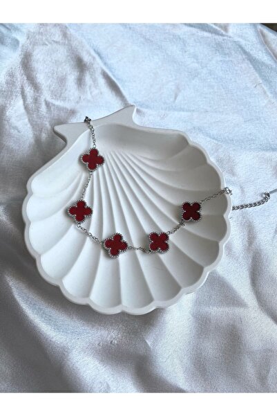 Moon سوار برسيم مزدوج الجوانب باللون العنابي