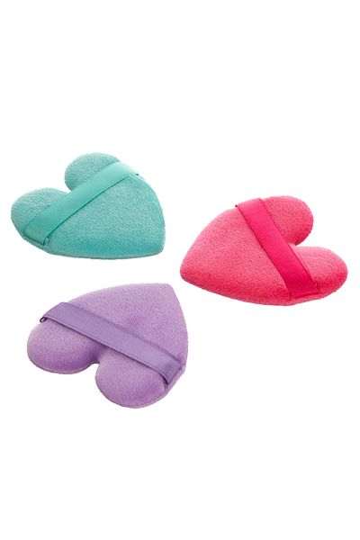İzla 3-Piece Heart Makeup Sponge