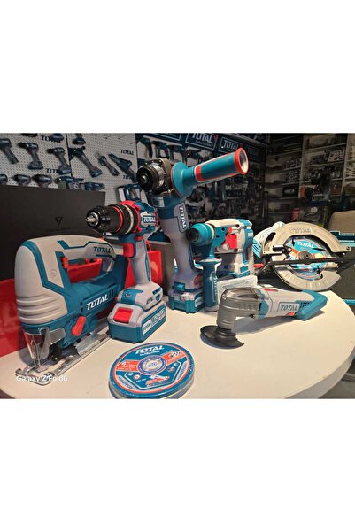 TOTAL avantajlı akülü 6lı set profesyonel ELİTS HIRDAVAT RAFINDAN GÖNDERİLECEKTİR