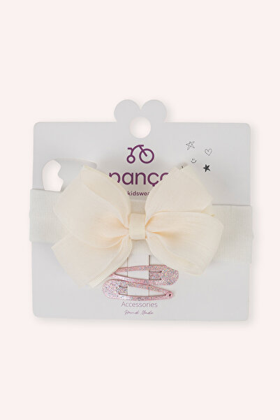 Panço Girl's Ecru Buckle Set