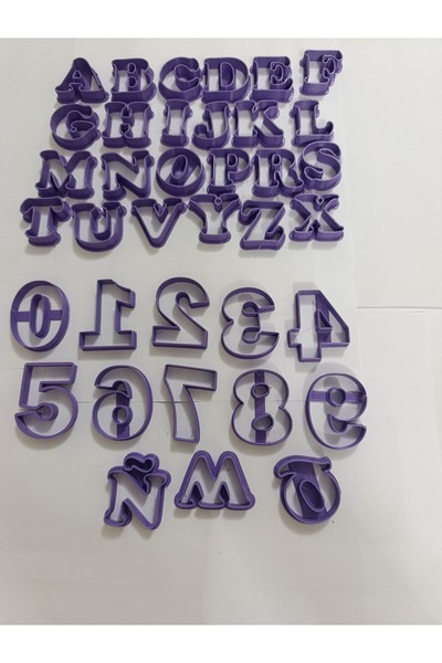 RPMD Store harf kalıbı oyun hamuru kalıbı hamur kalıbı kurabiye kalıbı kek ka...