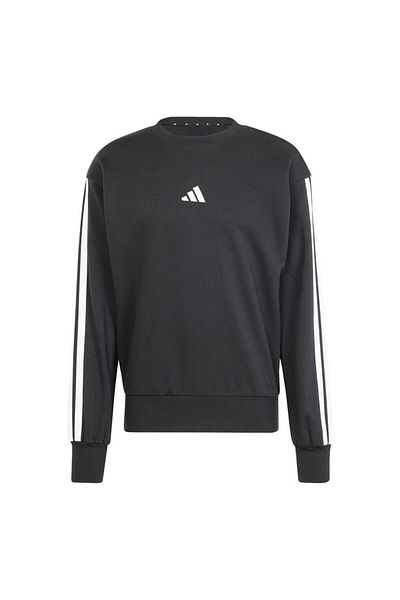 adidas Men's Black Sweatshirt m 3S ft Swt Je6372