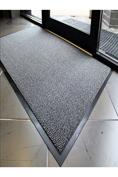 Ehil Halı Siyah Gri Nem Alıcı Toz Kontrol Paspası 50x80 cm