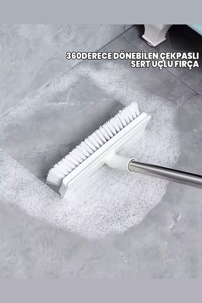 Destpak Multi-Function Foaming 360 Degree Rotating Head Hard Tip Hairpin Brush Foaming Brush
